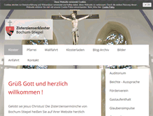 Tablet Screenshot of kloster-stiepel.org